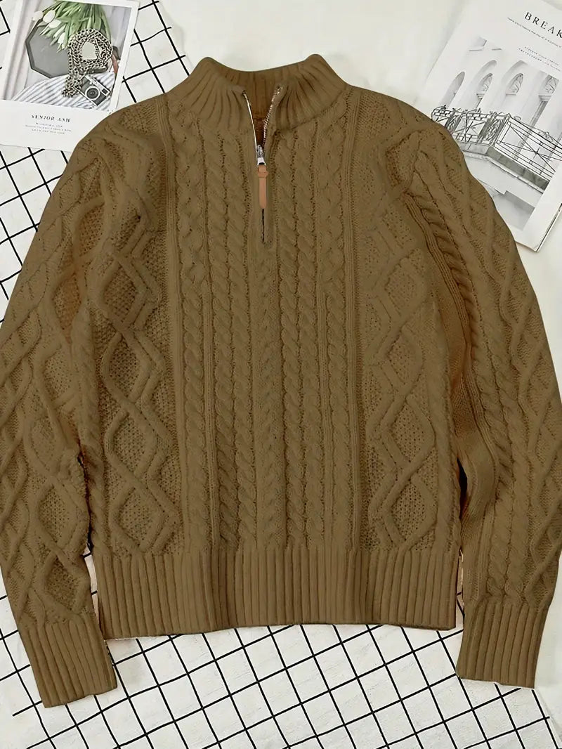 Rabada | Half-Zip Knitted Sweater