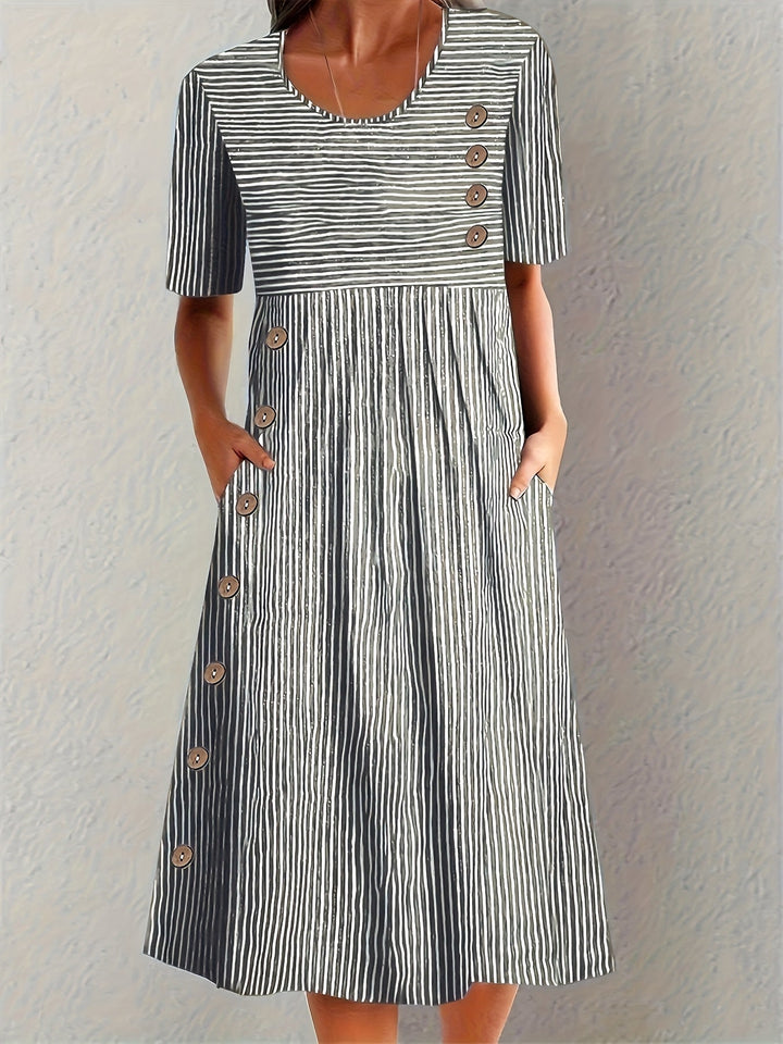 Elsa | Striped Summer Dress