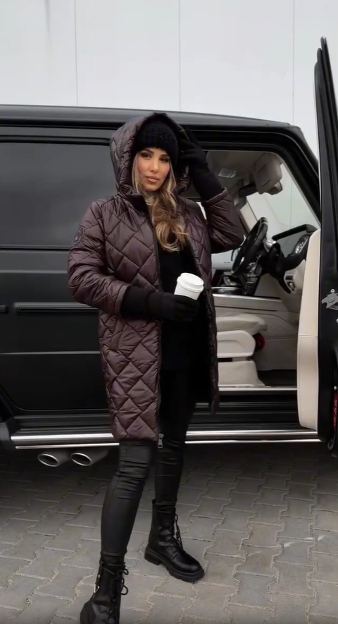 Angel | Elegant Padded Hooded Jacket