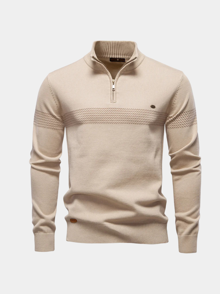 Raph | Classic Half-Zip Knit Pullover