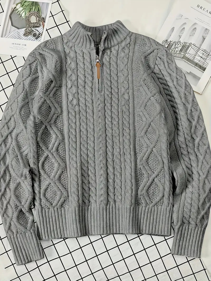 Rabada | Half-Zip Knitted Sweater