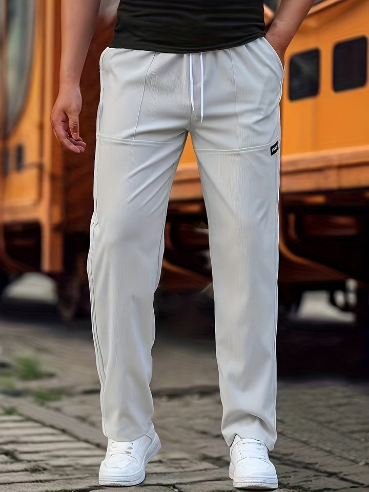 Cole | Relaxed Drawstring Tapered Pants