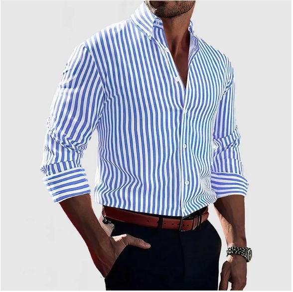 Mormon | Striped Button-Down Shirt