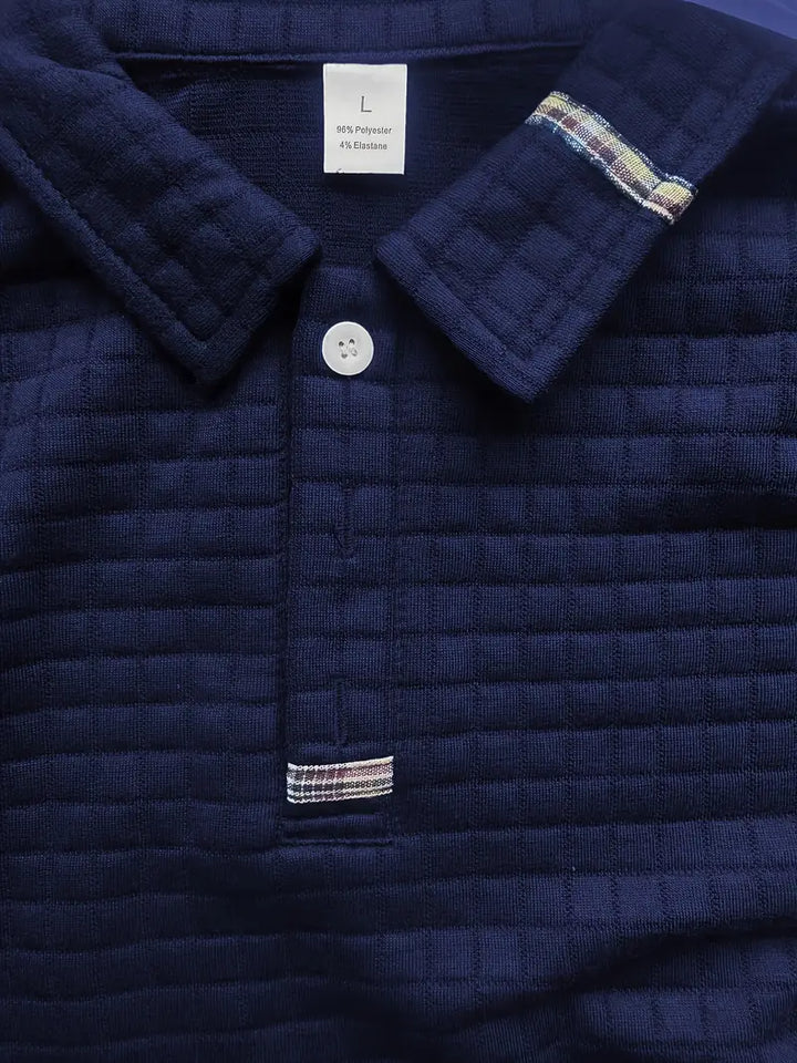 Ephraim | Textured Polo Shirt With Sleeve Pocket