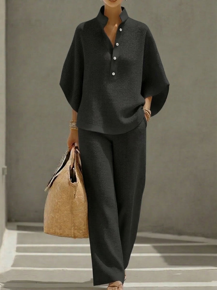 Jona | Waffle Two-Piece Set