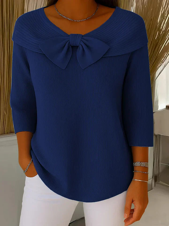 Mel | Elegant Bow-Detail Sweater