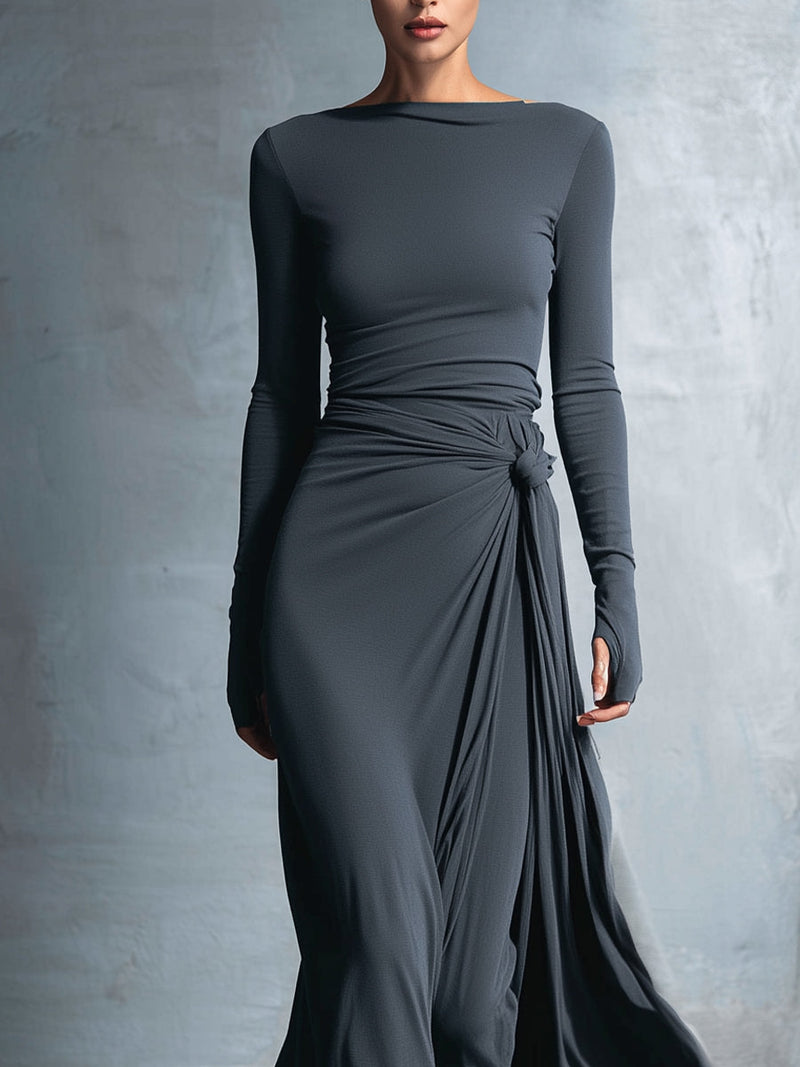 Joeena | Maxi Dress with Side Knot