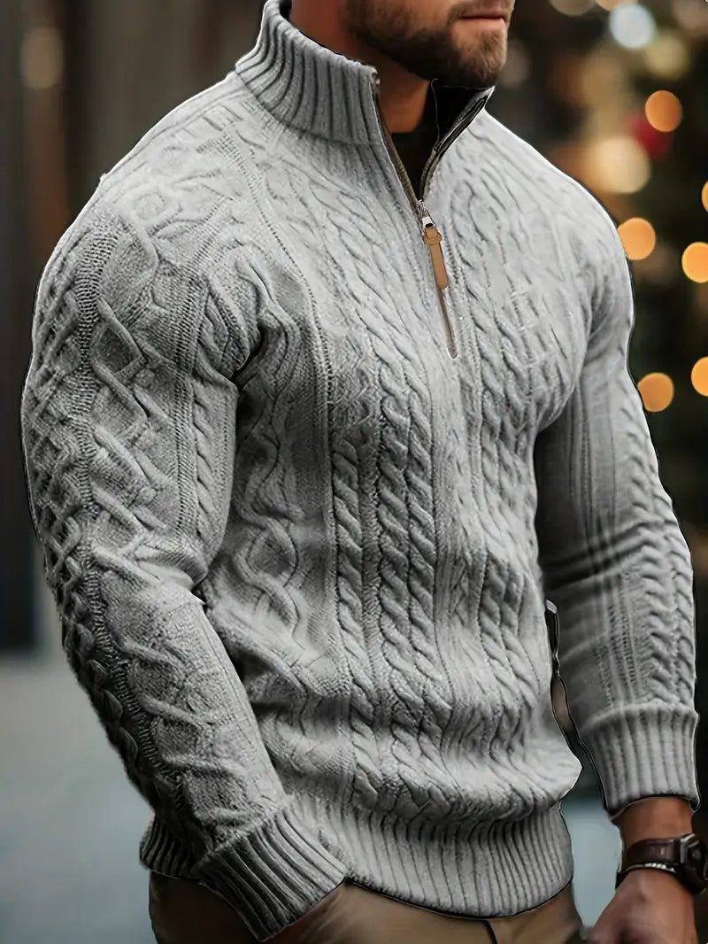 Rabada | Half-Zip Knitted Sweater