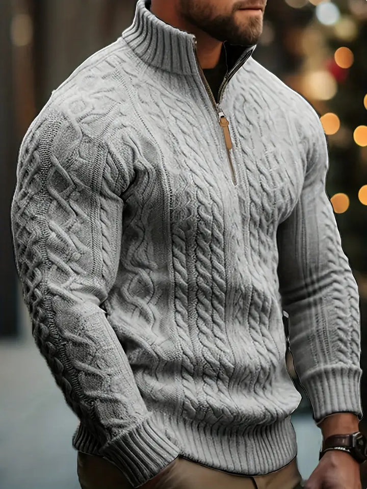 Rabada | Half-Zip Knitted Sweater