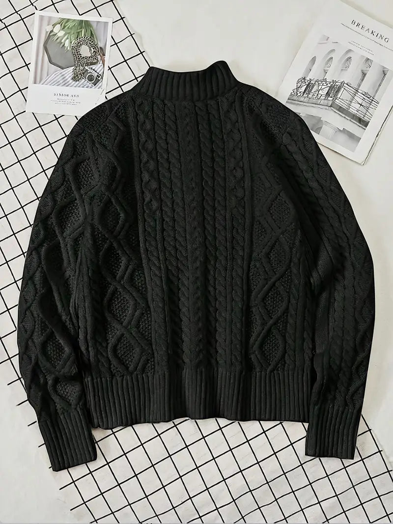 Rabada | Half-Zip Knitted Sweater