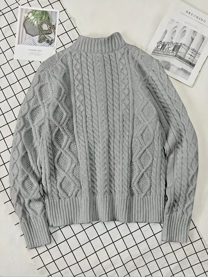 Rabada | Half-Zip Knitted Sweater