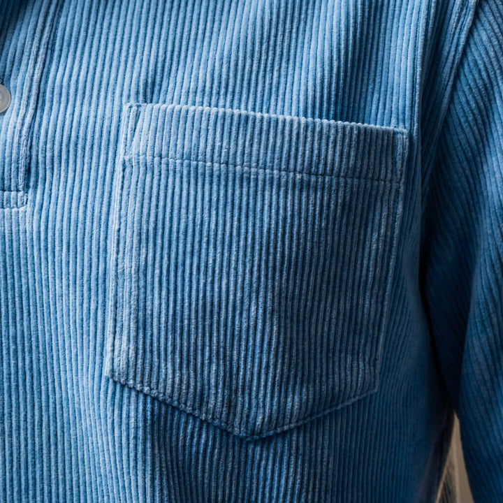 Orvion | Soft Touch Corduroy Polo Shirt