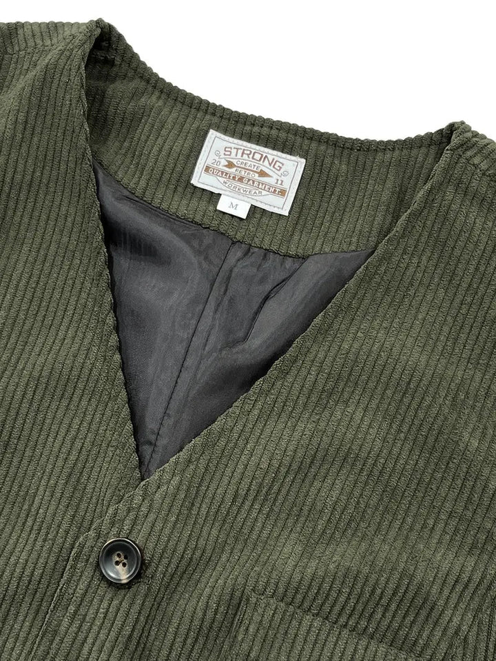 Fergus | Corduroy Vest