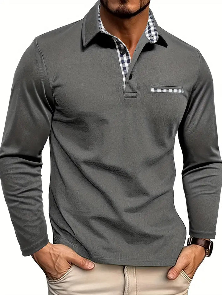 Vince | Long-Sleeve Polo Shirt