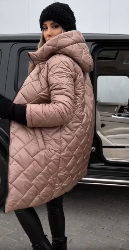Angel | Elegant Padded Hooded Jacket