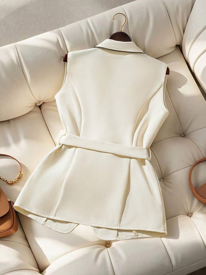 Sophia | Elegant Belted Vest