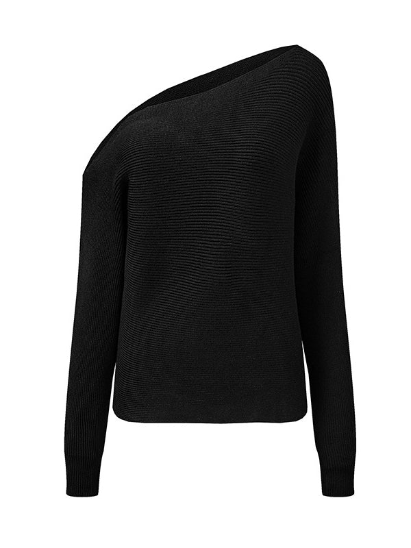 Leah | Off-Shoulder Knit Sweater