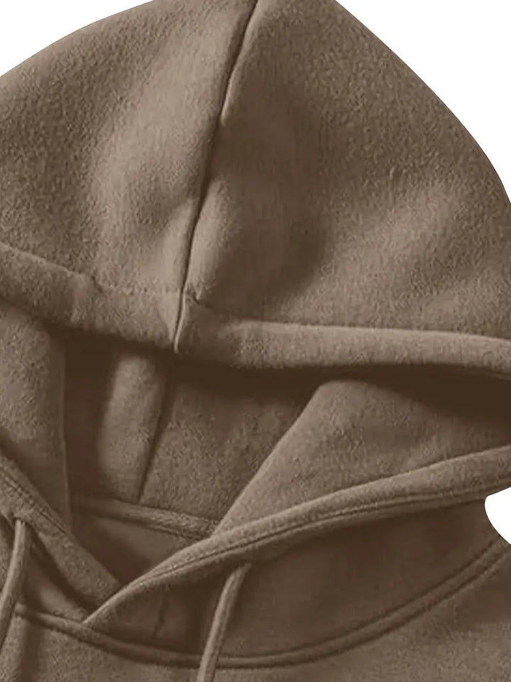 Dashiell - Textured Grid Hooded Sweatshirt