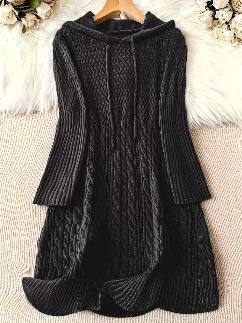 Jakynta | Casual Hooded Sweater Dress