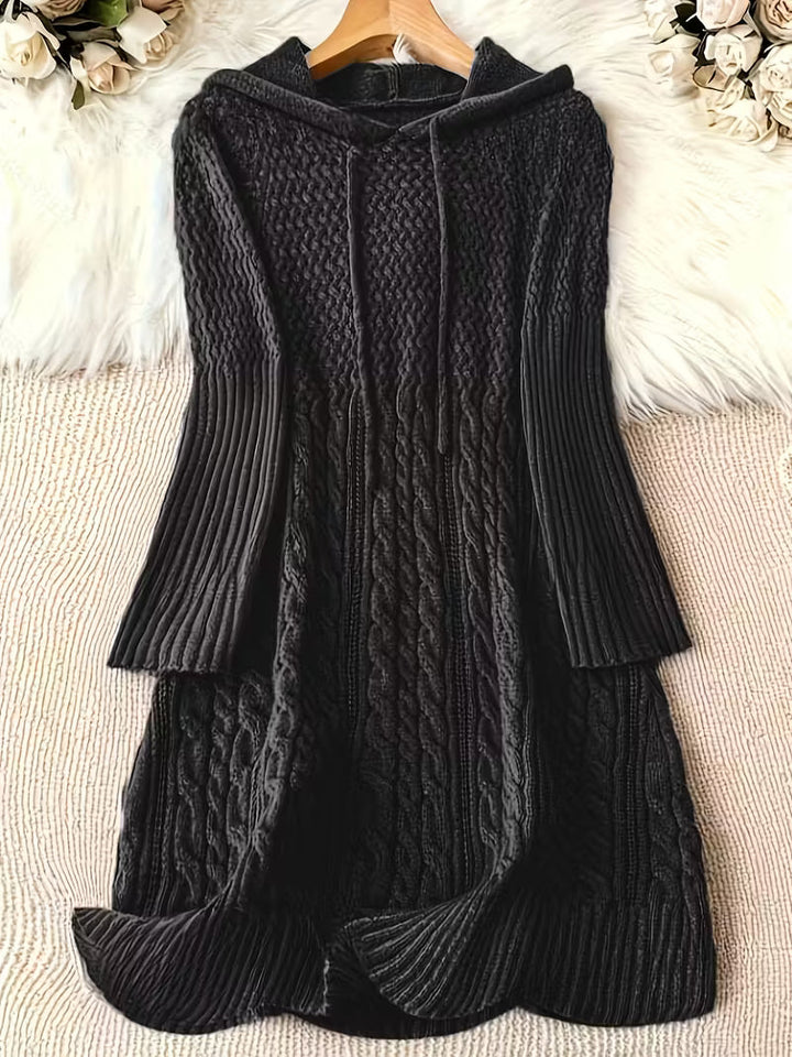 Jakynta | Casual Hooded Sweater Dress