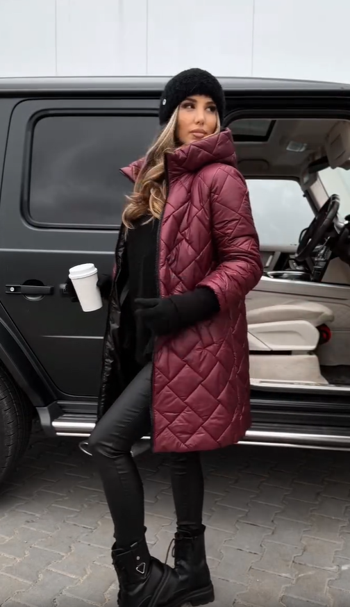 Angel | Elegant Padded Hooded Jacket