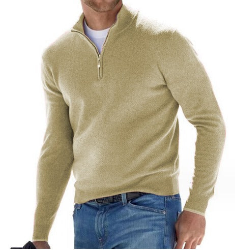 Vida - quarter zip collar sweatshirt