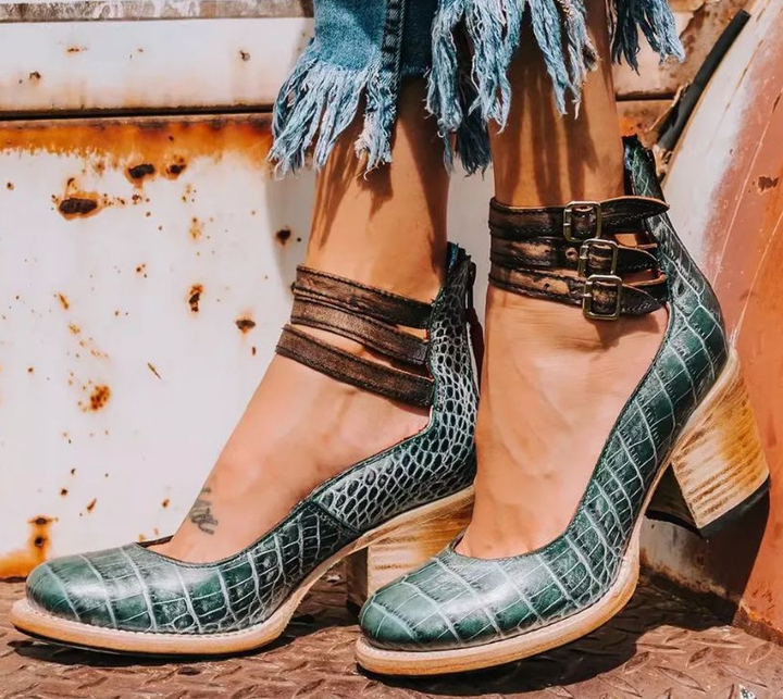Camille | Comfort Leather Heels