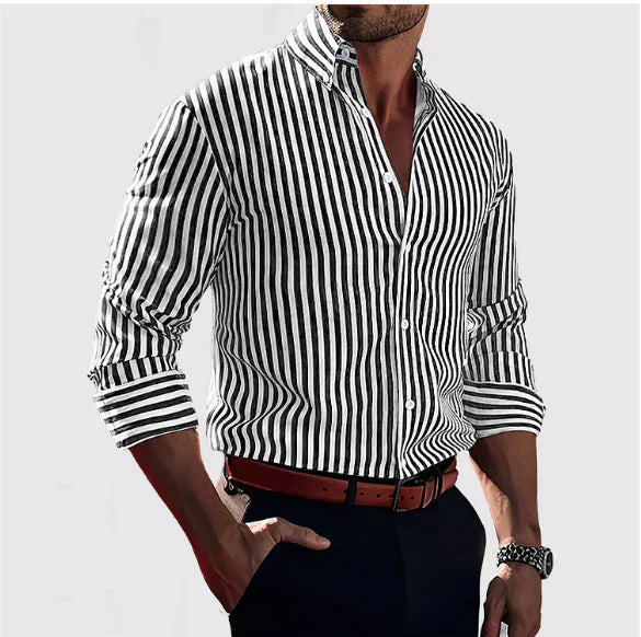 Mormon | Striped Button-Down Shirt