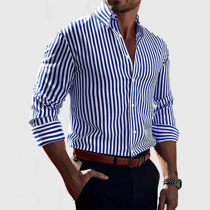 Mormon | Striped Button-Down Shirt