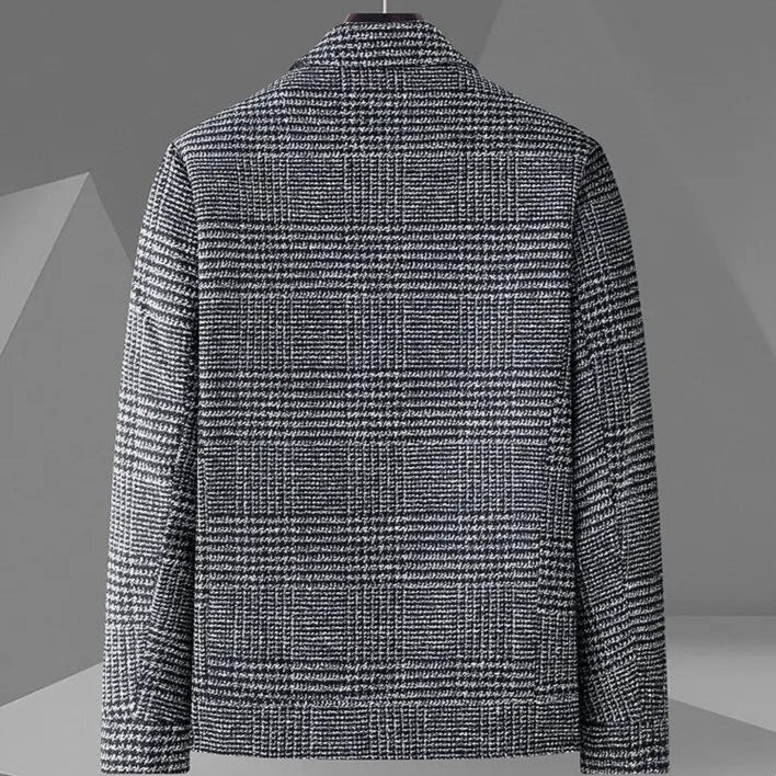 Hudson Plaid Short Coat