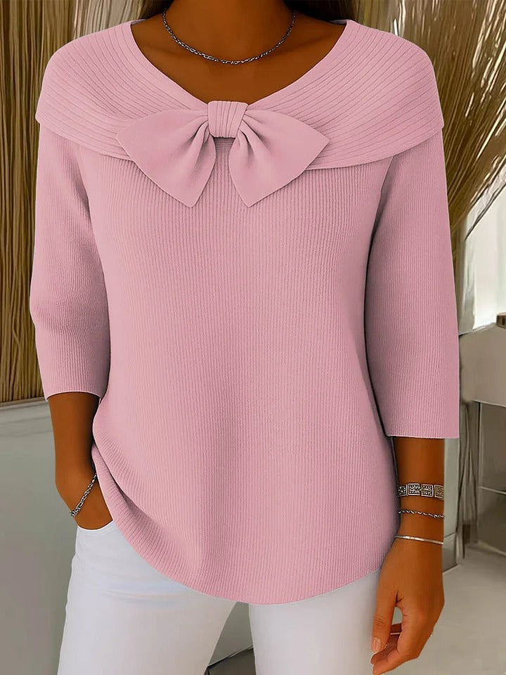 Mel | Elegant Bow-Detail Sweater