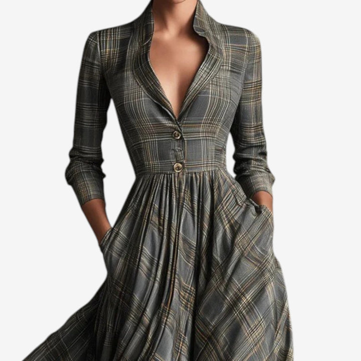 Laila | Chic Check Dress