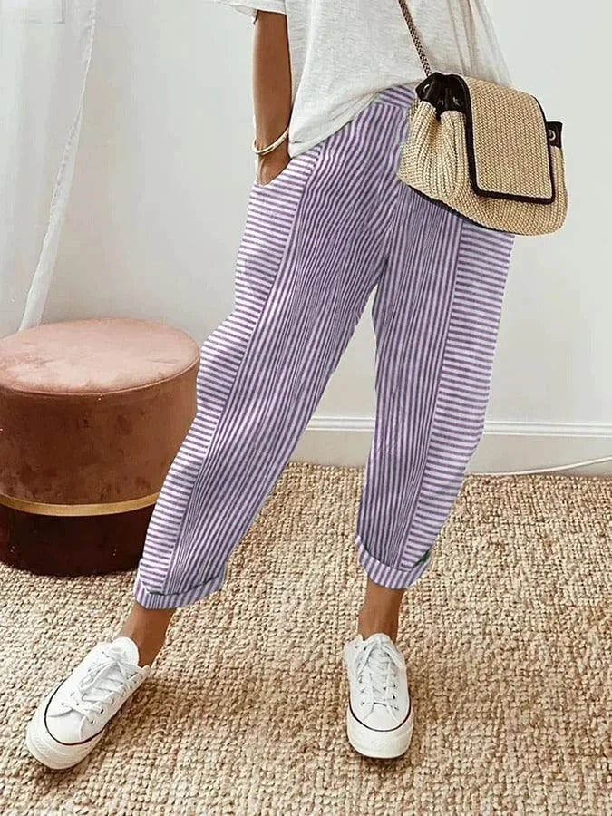 Solène | Striped Lore Pants
