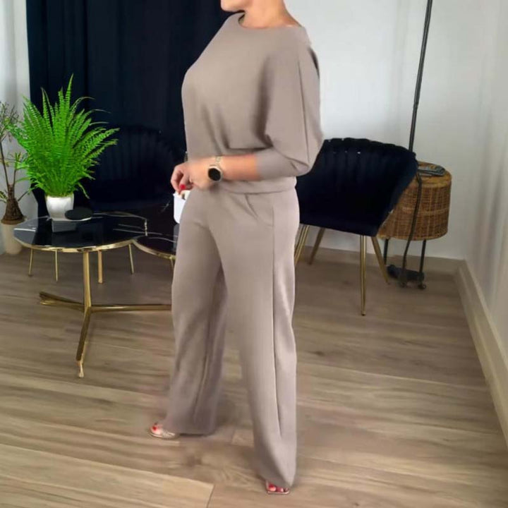 Mouna | Elegant 3-Piece Set with Long Cardigan