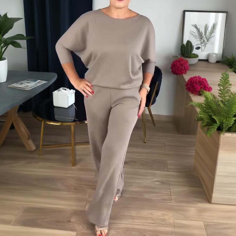 Mouna | Elegant 3-Piece Set with Long Cardigan
