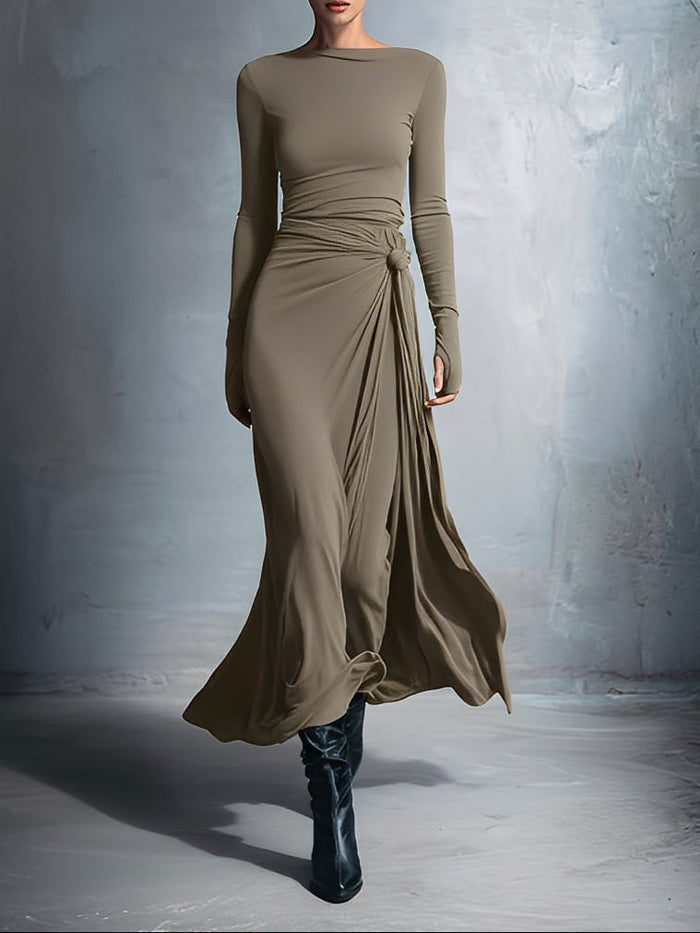 Joeena | Maxi Dress with Side Knot